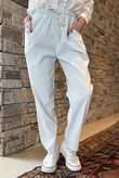 Made in Italy Baby Cord Classic Slim Jogger Pearl